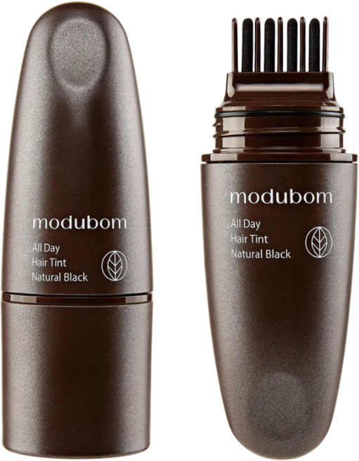 모두봄 간편한 새치커버스틱 올데이 헤어틴트 흰머리커버, 1개, 다크 브라운