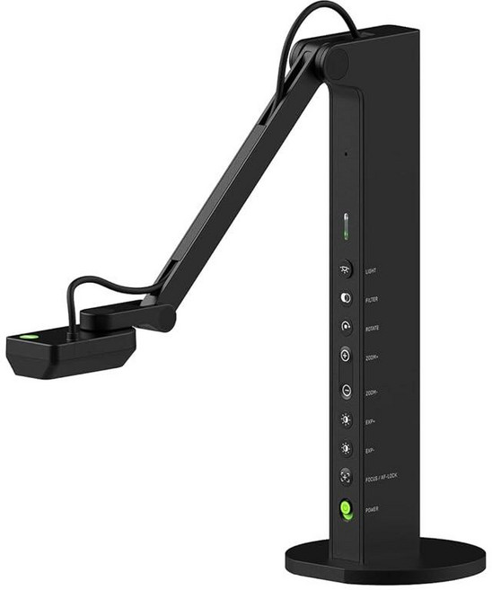 IPEVO VZR 울트라 HDMI/USB 듀얼 모드 13MP 문서 카메라 4K 맥 윈도우 크롬북 컴퓨터 없이 IFPs TV 모니터 프로젝터에 연결 교실 교육 학습 온라인 회의용, IPEVO VZR 울트라 HDMI/USB 듀얼 모드 1