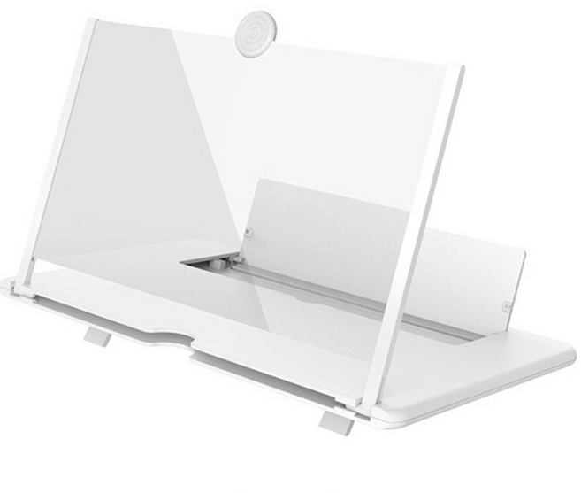 고급형 고화질 12인치 스마트폰 확대 스크린 핸드폰 확대경 휴대폰 큰화면 영화감상, 블랙, 1개