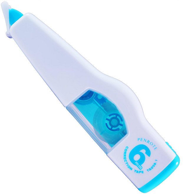 筆樂PENROTE 修正帶內帶 滑順流暢 更換方便 覆蓋力強 輕巧好攜帶, 藍色, 1個