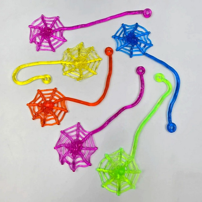 [무료배송/당일배송] 할로윈 말랑이 찐득이 [엘리빅마켓], 6개, 거미줄