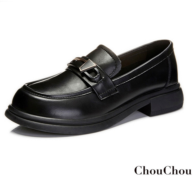 【ChouChou】氣質滿分 復古 真皮樂福鞋 富發牌旗鑑店