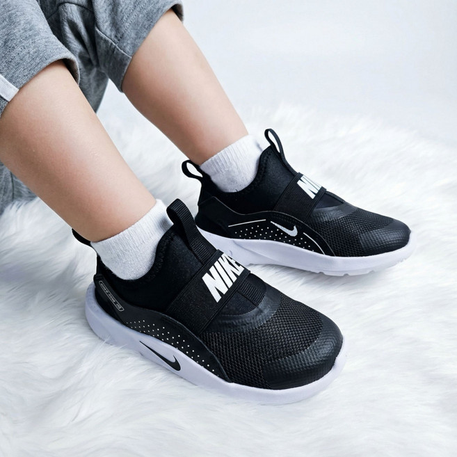 나이키 플렉스 러너4 아동 운동화 검정 유아 신발