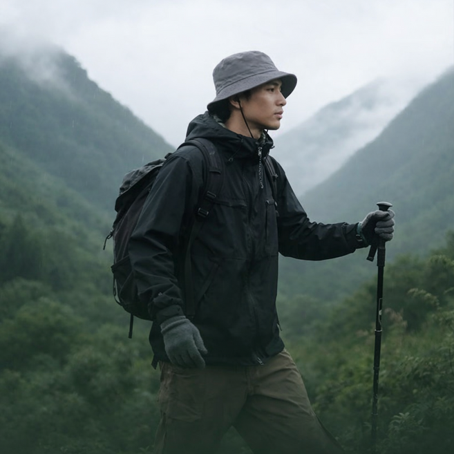 방수 버킷햇 자외선차단 벙거지모자 여름 남녀공용 얇은 경량 속건 아웃도어 접이식 등산 자전거 모자