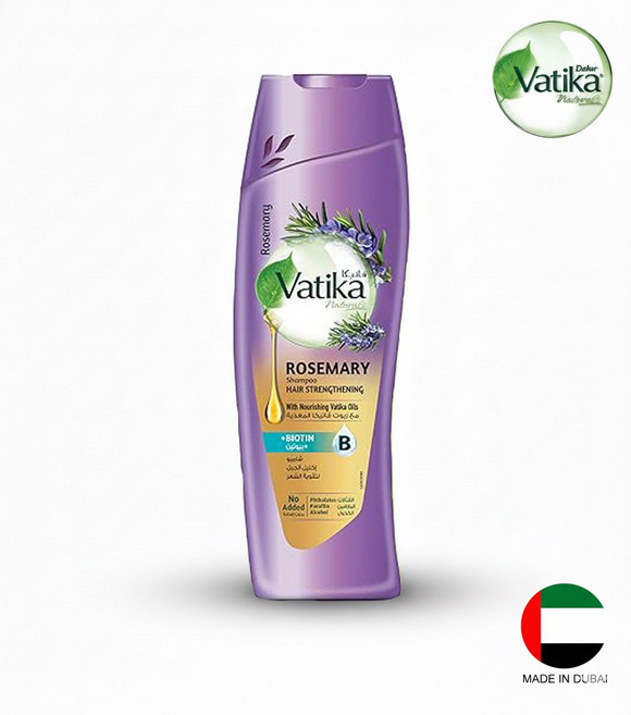 바티카 로즈마리 비오틴 두피케어 모근강화 손상모 샴푸 400ml Vatika Shampoo, 1개, 400g