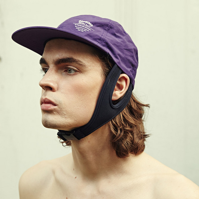구김스 서핑모자 서프캡 방수 챙넓은 끈달린 비치캡 남자 여자 워터파크 여행룩, S type, 퍼플(PURPLE)