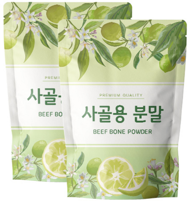 닥터릴리 사골맛 라면스프 분말 가루, 2개, 400g