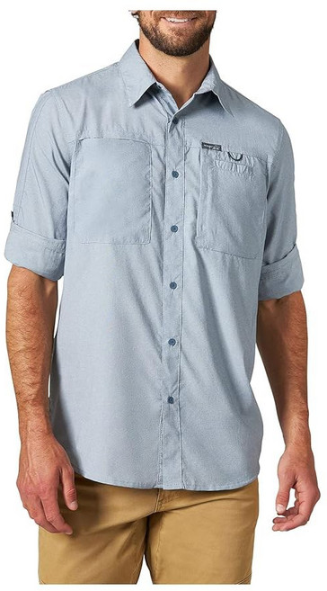 랭글러 남성 슬리브 하이킹의 ATG 셔츠 판매 중단, Bering Sea, 4X, 1개