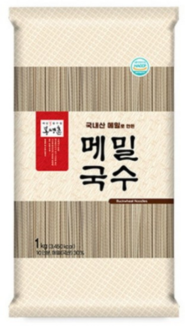 봉평촌 메밀국수, 1kg, 2개