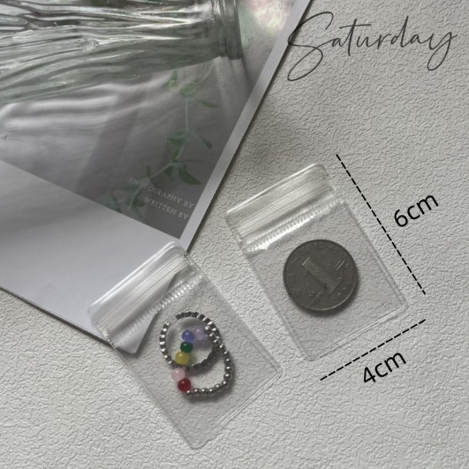 변색방지 방진방습 산화방지 보석 귀걸이 두툼한 지퍼백 선물 택배 20개 SH1885