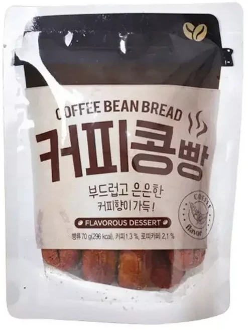 만쥬데이 부드럽고 은은한 커피콩빵 8개입 x 10봉 (총 700g), 1개, 700g