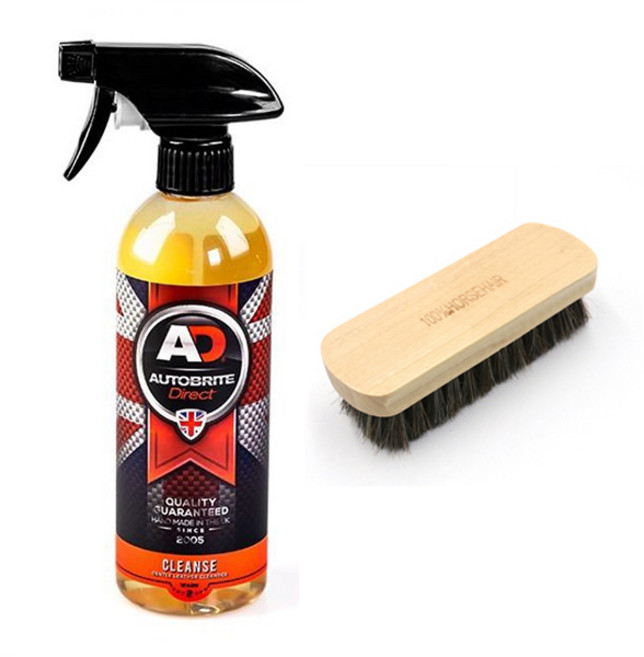 AD 오토브라이트 레더클린즈 가죽 세정제 쇼파 시트 크리너 소파 청소 얼룩 제거, 1개, SET 01