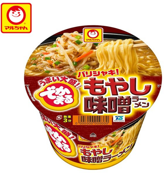 마루짱 아삭아삭 숙주 미소 컵라멘 160g 12개