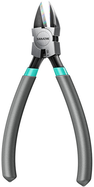 삼지 SAMZHE 크롬바나듐 정밀 니퍼 6인치 초고강도 WJQ03, 1개, 그레이핸들