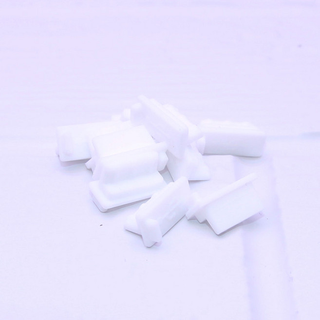 엘로우그린 usb 마개 100개, 화이트