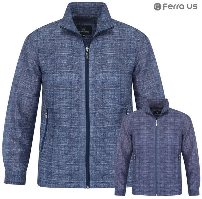 쟌피엘 남성용 페라어스 JP 홀체크 통풍 여름 골프점퍼 COM4DJ6407