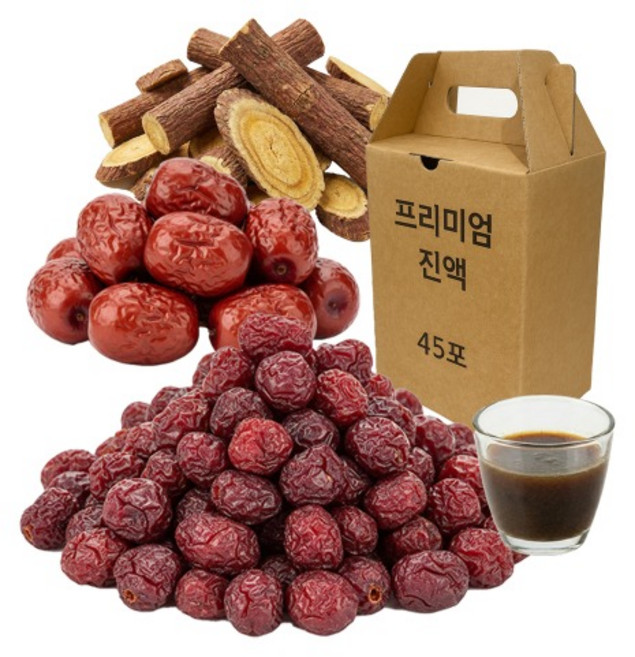 오미자 진액 엑기스 국산 원료 100% 선물세트, 45개, 110ml