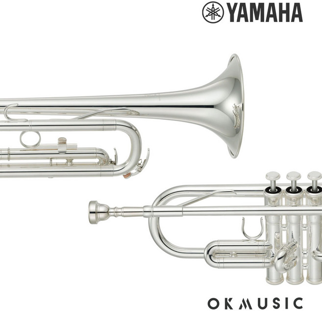 야마하 트럼펫 입문용 초보용 연습용 YTR-2330S YTR2330S 공식대리점 정품, 1개