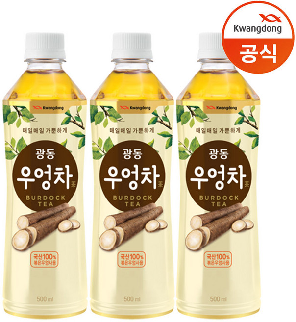 광동 우엉차, 500ml, 12개