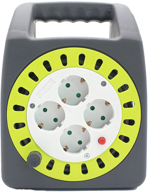 러그박스 USB 미니 전기 캠핑 차박 릴선 리드선 작업 연장선 작업선 10m 20m 30m 멀티탭, 09.4구 그린(야토), 1개