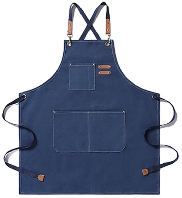 아워리빙 캔버스재질 마스터 앞치마, 5_네이비