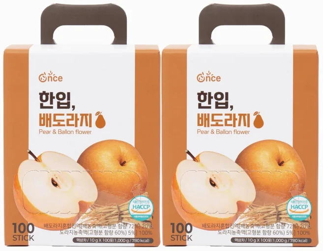 국내산 한입 배도라지 스틱10g 100개입 2개, 10g, 1개, Once