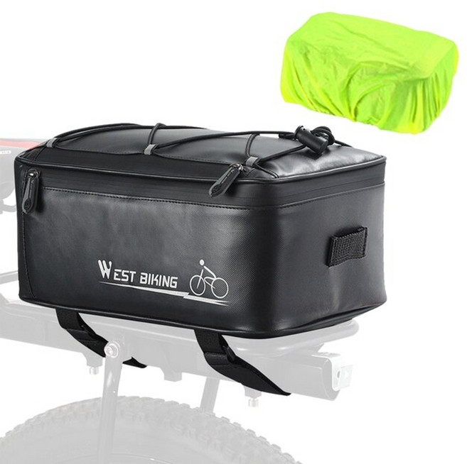 자전거캐링백 미니벨로가방 토픽안장 캐리어백 프론트백 배달 짐받이 리어백 핸들바 가방, 검은 색 * 1개