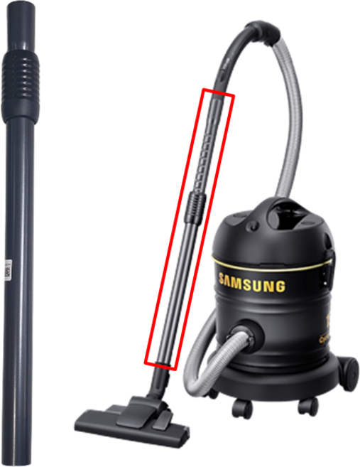 삼성 업소용 청소기 정품 파이프 호스 관 VW33M7510LK VW33M7513LY VW33M7510LY, 업소용 파이프(신형), 1개