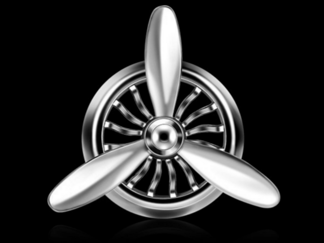 차량용디퓨저 송풍구 프로펠러방향제 고급 인테리어 방향제, 블랙, 핑크샌드, 1개