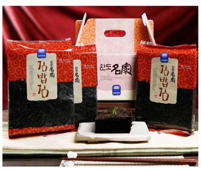 완도명가 김세트5호(김밥김100장 x 3속), 1개