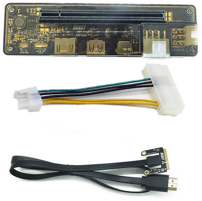 미니 비디오 외장 익스프레스 노트북 EXP GDC 도킹 PCI-E 그래픽 카드 PCI-E 인터페이스 스테이션 독 카드 NGFF, Mini PCI-E