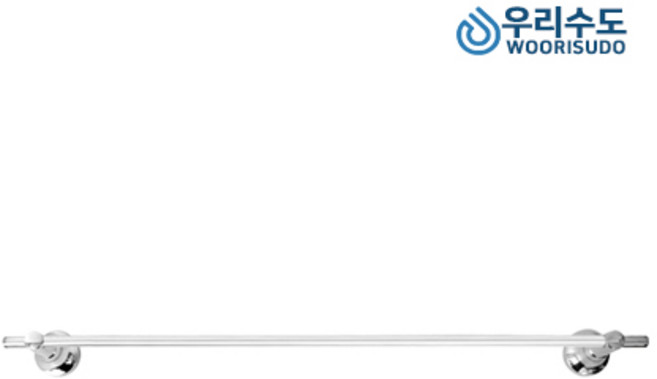 우리수도 화장실 욕실 수건걸이 타올걸이, 1개