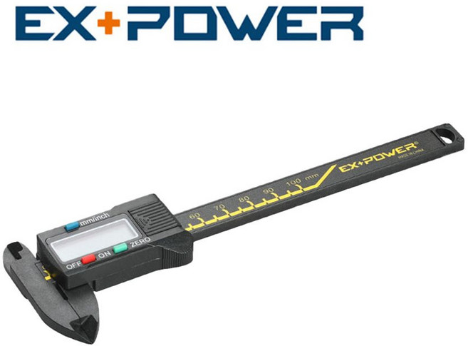 디지털노기스 내경 외경 PVC 경제형 100mm 디지매틱 캘리퍼스, 1개