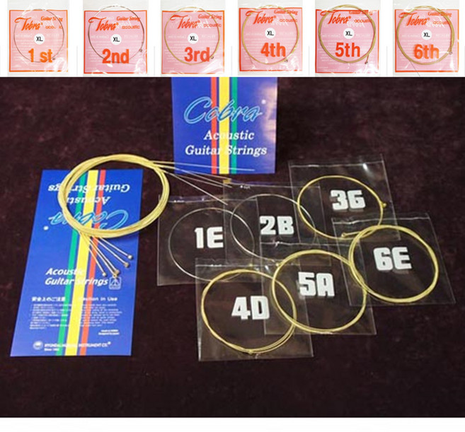 손이 덜아픈 통기타 줄 낱선 낱줄 010 014 0243 030 039 047 포크기타 낱줄 어쿠스틱낱줄 코브라 80/20 010L, 4번(030), 1개