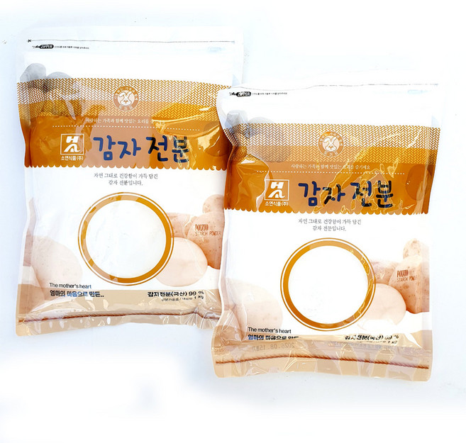 새마원 소연 국산 감자전분 국내산 감자전분가루, 2개, 1kg