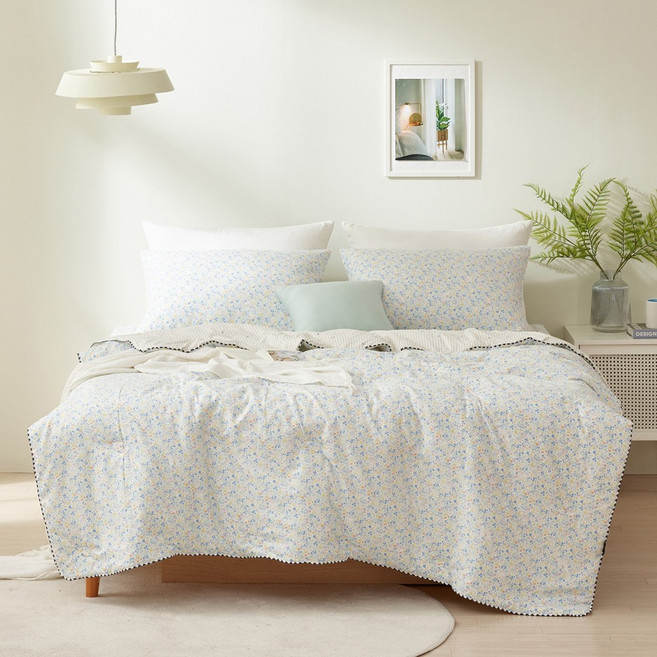 박홍근 카시아 세미마이크로 피치스킨 침구풀세트 (S/Q)