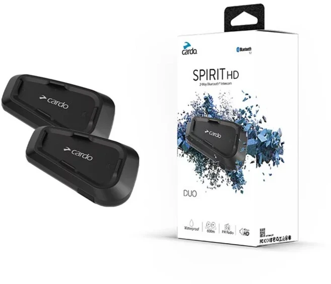 Cardo SPIRIT HD 安全帽通訊藍牙耳機, 雙入組, G00005021