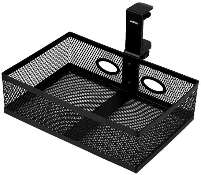 공중부양 데스크오거나이저 히든서랍 리모컨정리함, 1개, Black