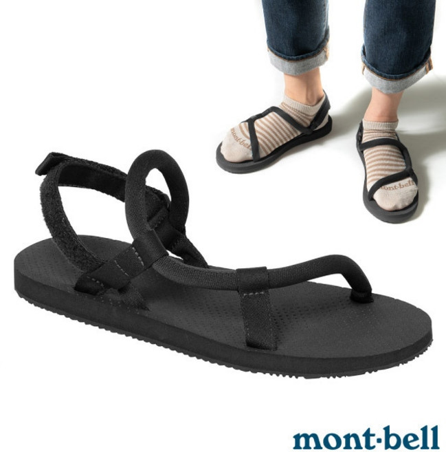mont-bell S型鞋帶 輕便拖鞋