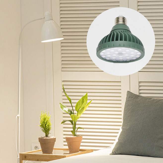 파미 식물등 생장 성장 램프 전구 조명 식물 LED _ 화초파장, 주백색, 1개