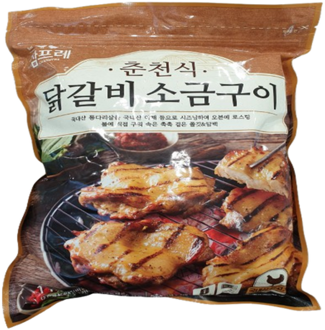 참프레 춘천식 닭갈비 소금구이, 1개, 1kg
