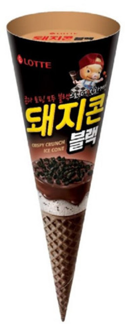콘 박스(월드콘 부라보콘), 돼지콘 블랙 24개, 24개, 160ml