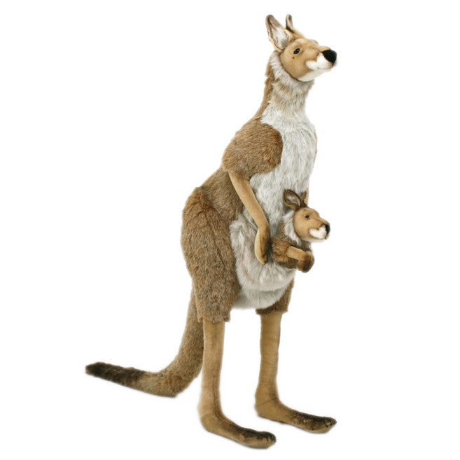 [한사토이]2716 캥거루 동물인형126cm.H, 126cm, 1개