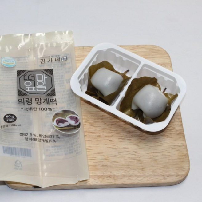 의령 망개떡 낱개입, 30g, 2개