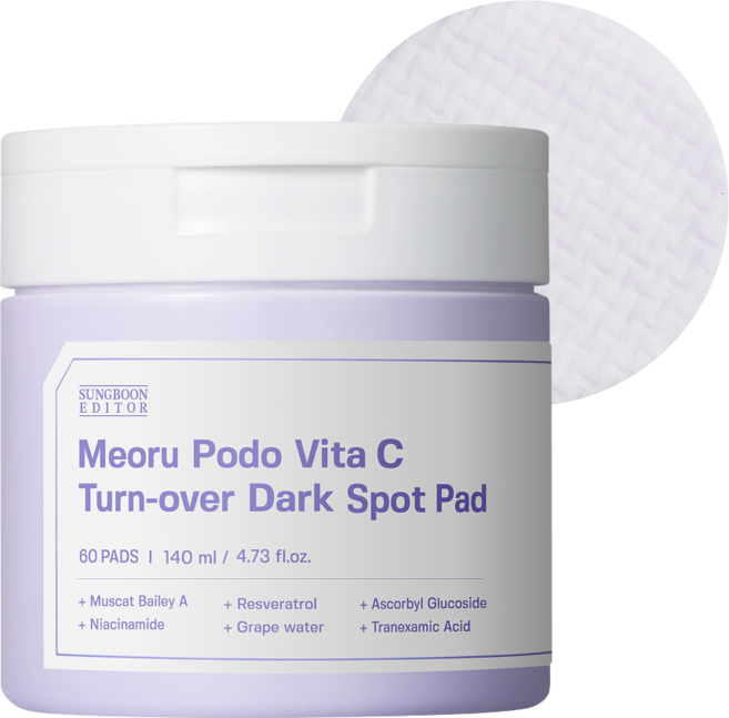 성분에디터 머루 포도 비타 C 턴오버 잡티 패드 140ml, 60매입, 1개