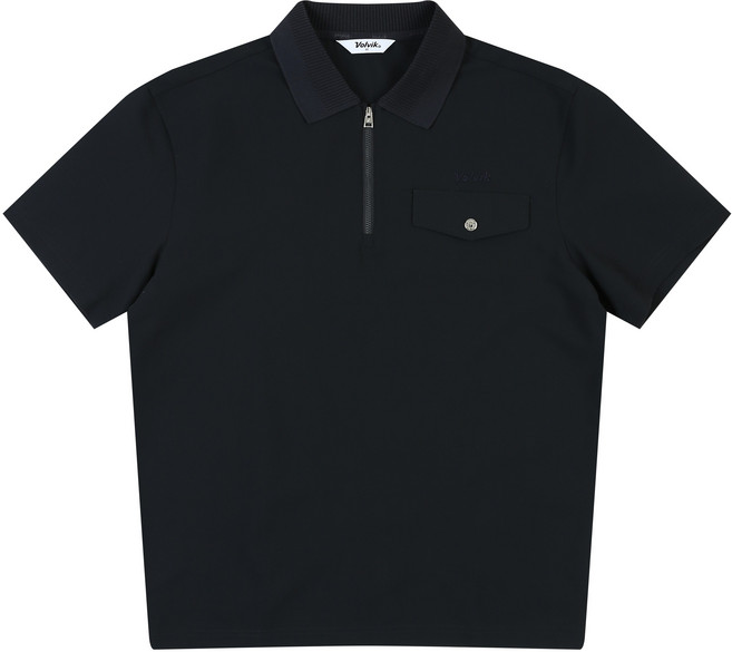 볼빅 10%다운로드쿠폰 남성 골프 서커 반집업 반팔 티셔츠 VMTSO452_NA