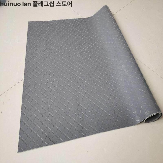 미끄럼방지 장판 업소용 두꺼운장판 상가 바닥 사무실, 그레이 스퀘어