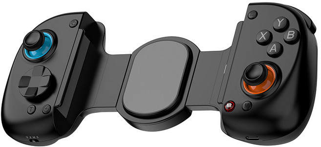 모바일 게임패드 Android iOS 휴대폰 게임패드 태블릿 게임패드 컨트롤러 Y700 및 Switch 1& 2지원, 검정색, 1개, D8+