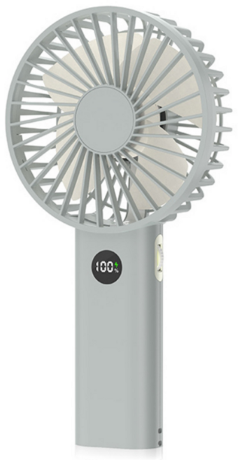 LOVCHO 미니 선풍기 초경량 휴대용 충전식 무소음 손선풍기, 그린, DQ-233