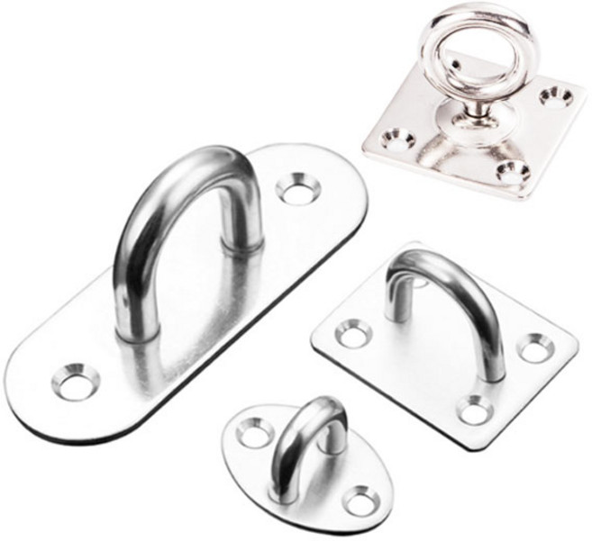 스텐링고리 회전 천정고리 벽고정 금속 조명 후크사진, 1개, 실버